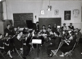 A Zirci Szimfonikus Zenekar 1958-ban, az első hegedűs (szemüvegben) Rosenberger Imre.jpg